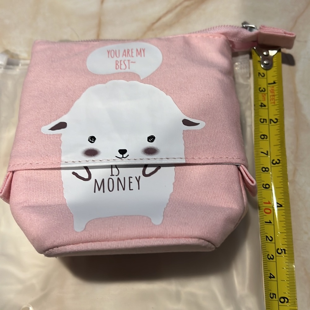 NIB Angoo adjustable “time is money” standing pencil case